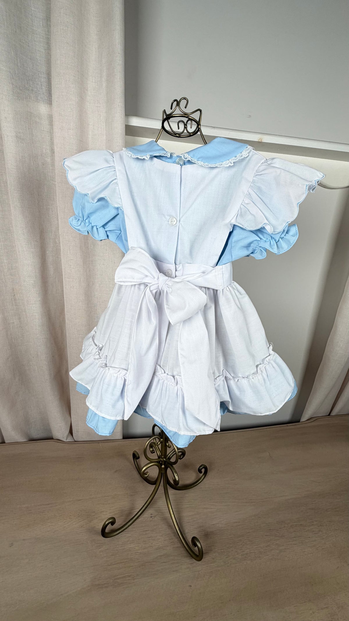 The Forget-Me-Not Pinafore Dress | Vintage Blue