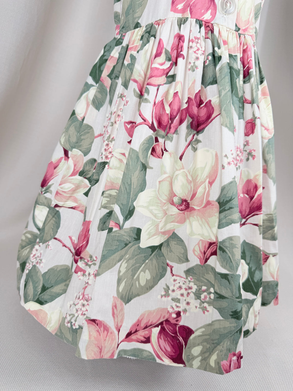 The Rosalie Garden | Vintage Thomas Floral Ruffle Dress | Dollyque