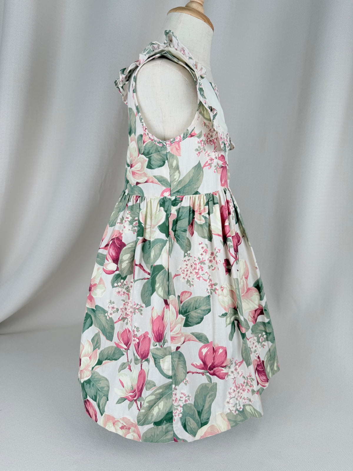 The Rosalie Garden | Vintage Thomas Floral Ruffle Dress | Dollyque