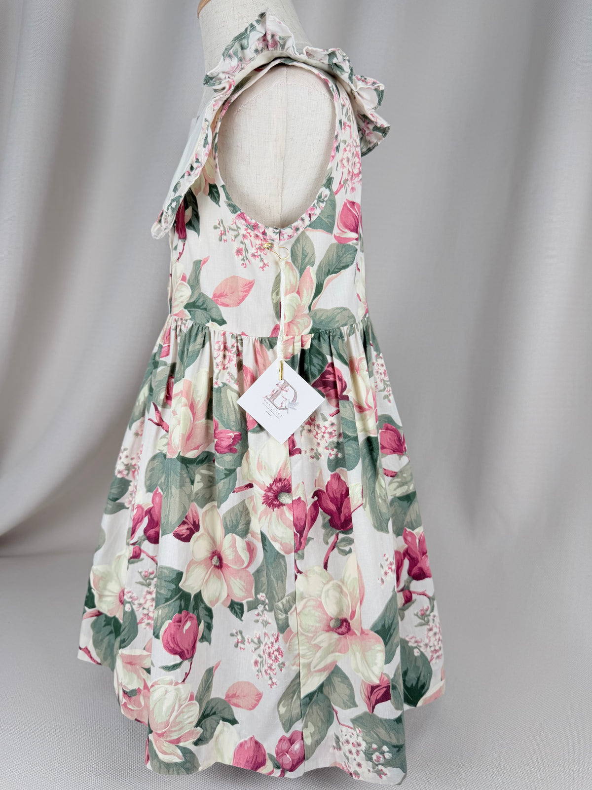 The Rosalie Garden | Vintage Thomas Floral Ruffle Dress | Dollyque