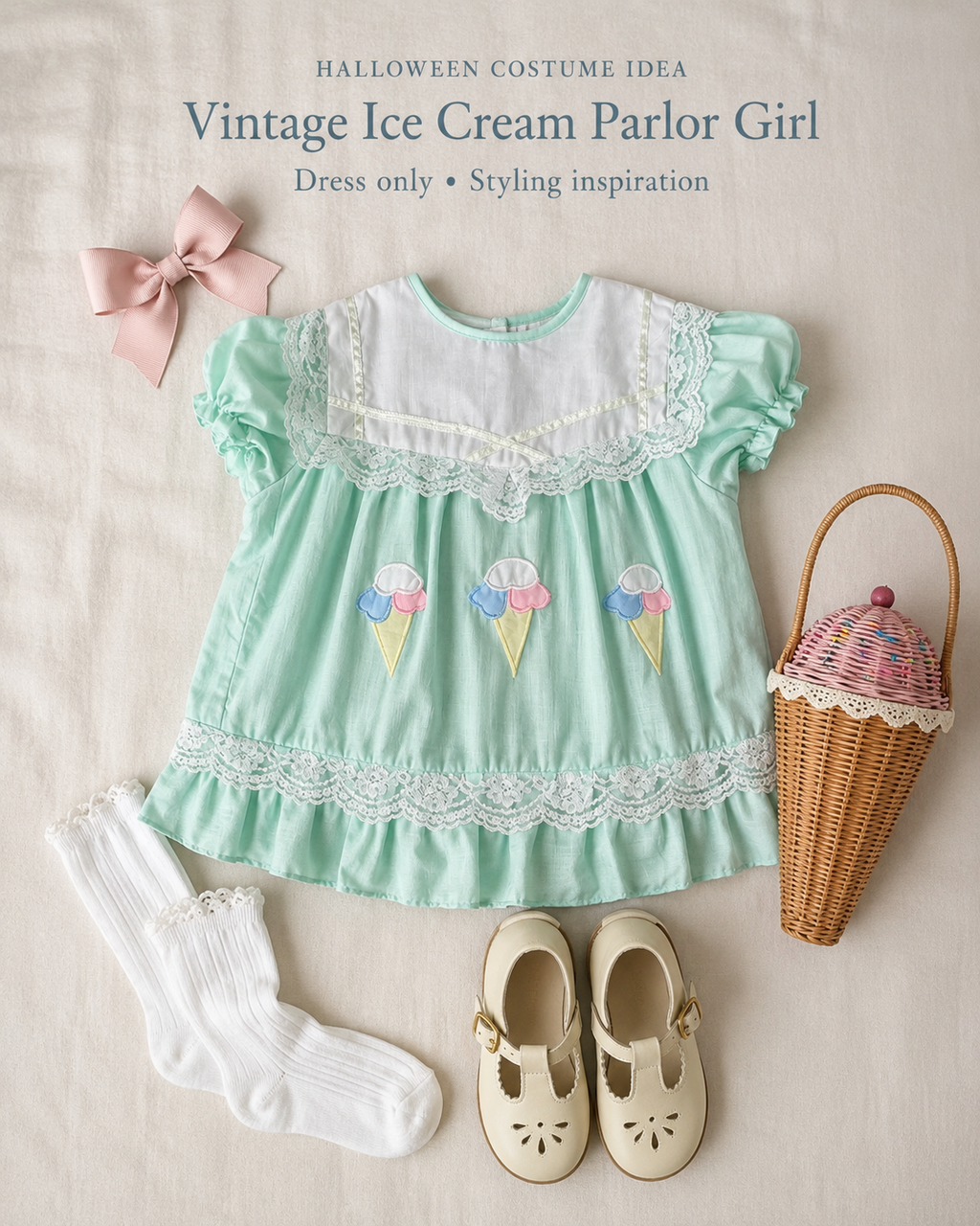 The Ice Cream Social Dress | Mint Green Lace