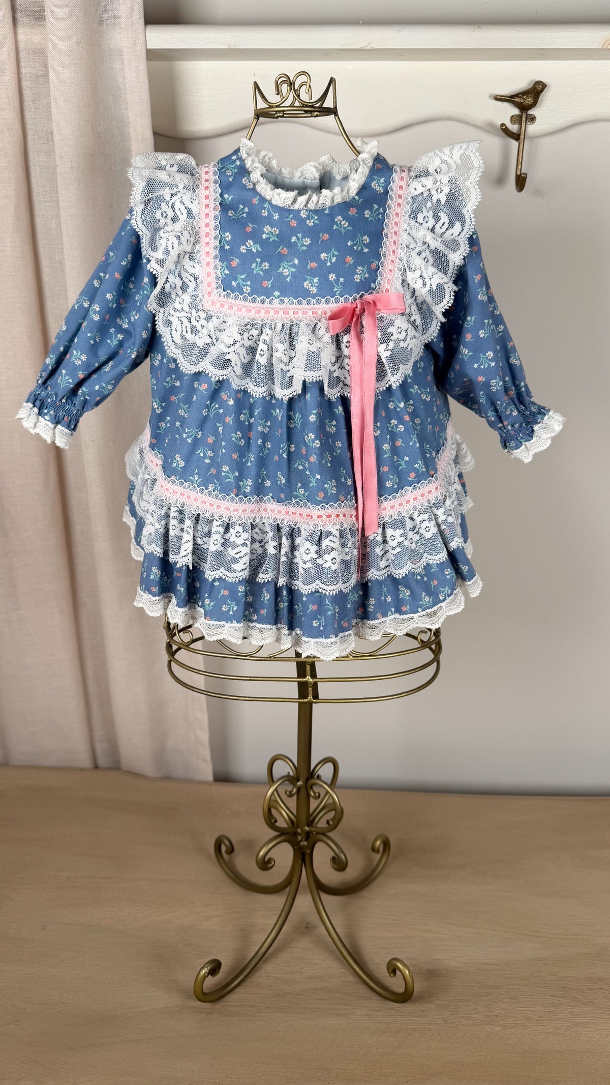 Bluebell Lace Heirloom Dress | 3–6M