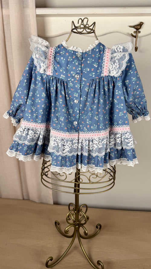 Bluebell Lace Heirloom Dress | 3–6M