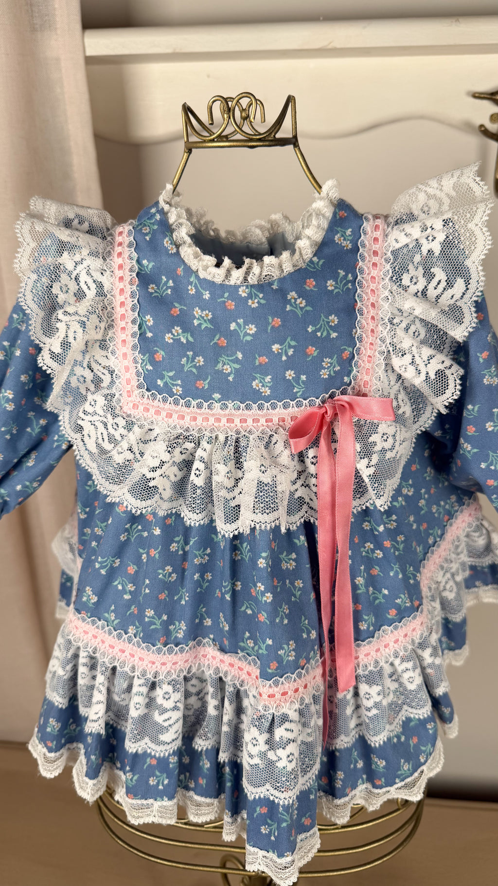 Bluebell Lace Heirloom Dress | 3–6M