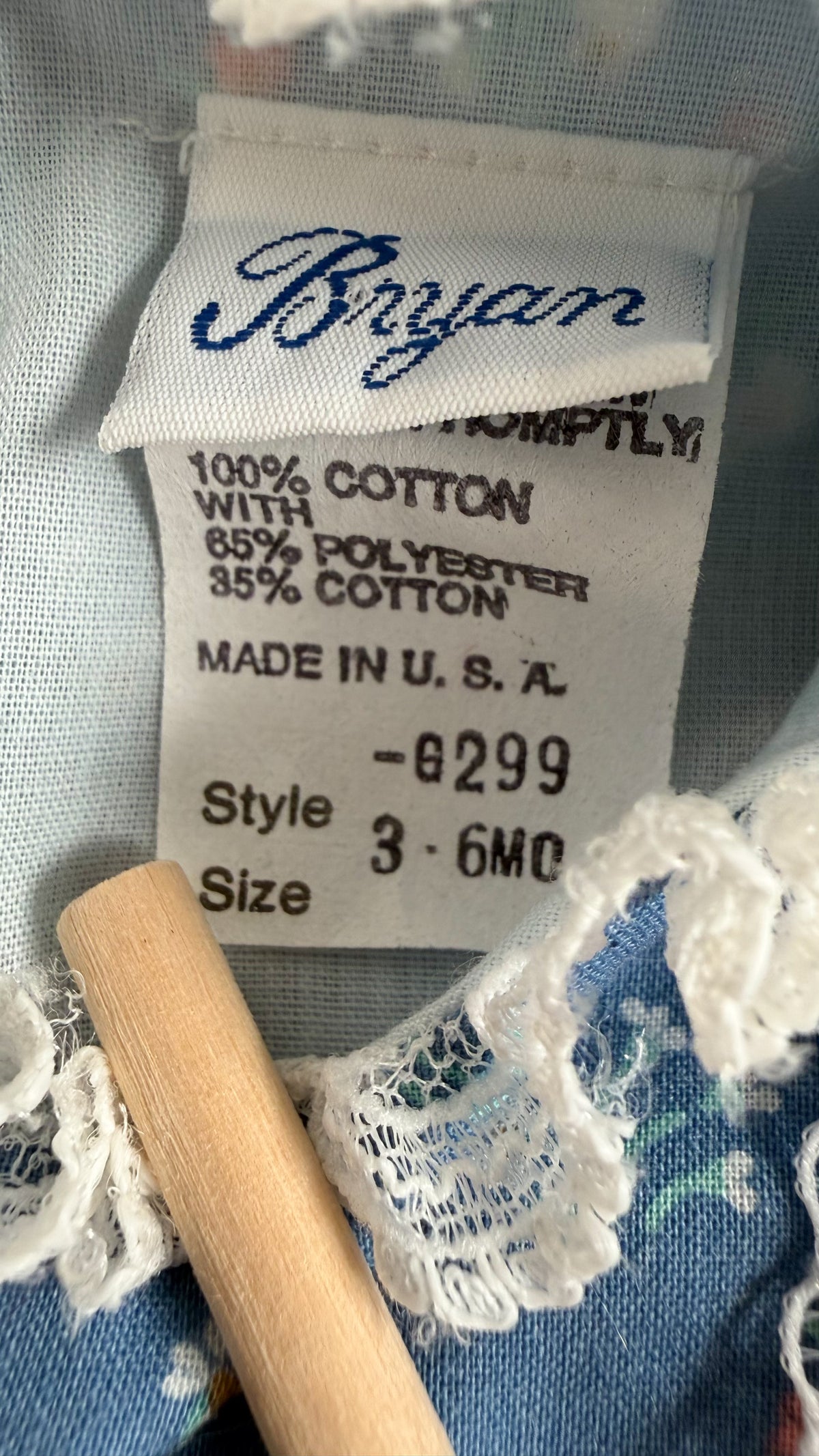 Bluebell Lace Heirloom Dress | 3–6M