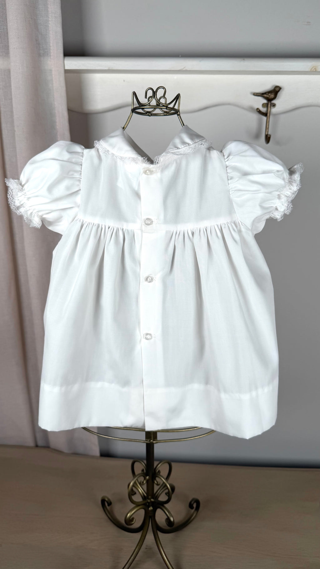 Bluebird Garden Heirloom Dress 6–9M | Dollyque