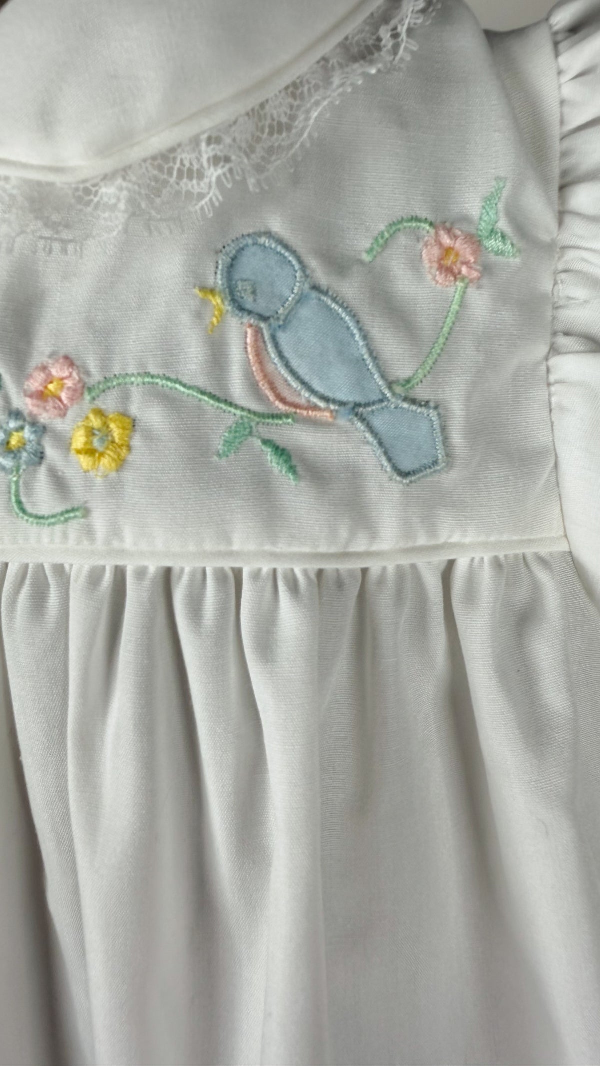 Bluebird Garden Heirloom Dress 6–9M | Dollyque