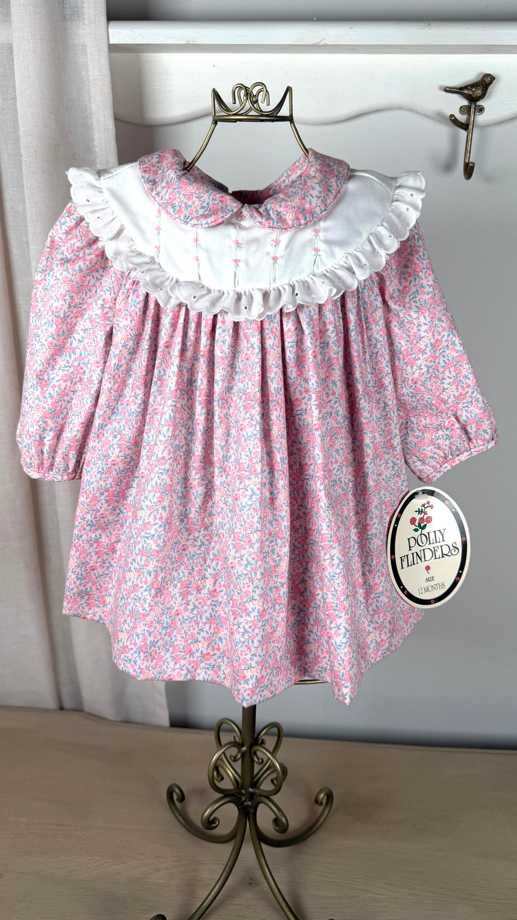 Blushing Meadow Heirloom Dress | 12M