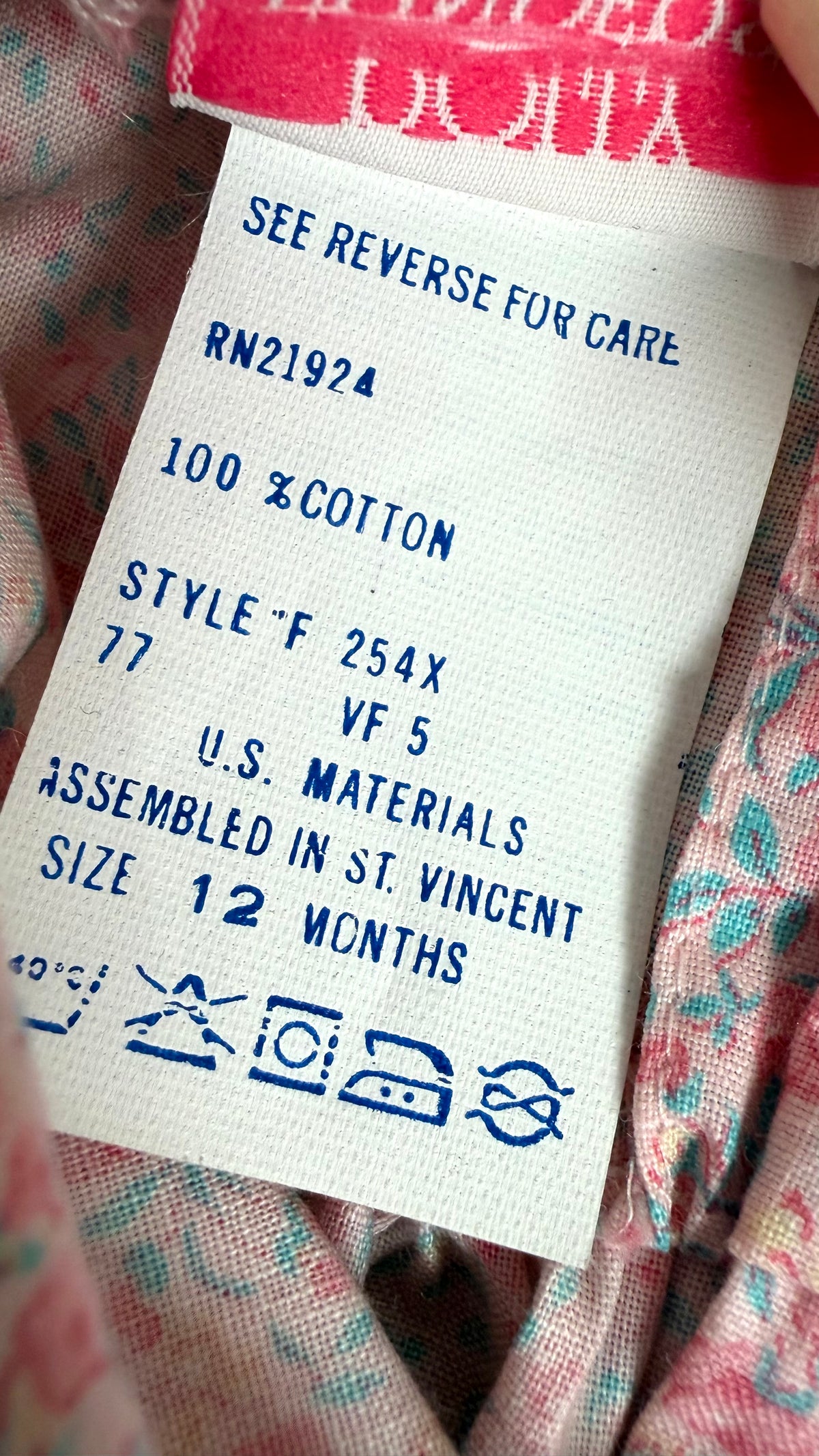 Blushing Meadow Heirloom Dress | 12M