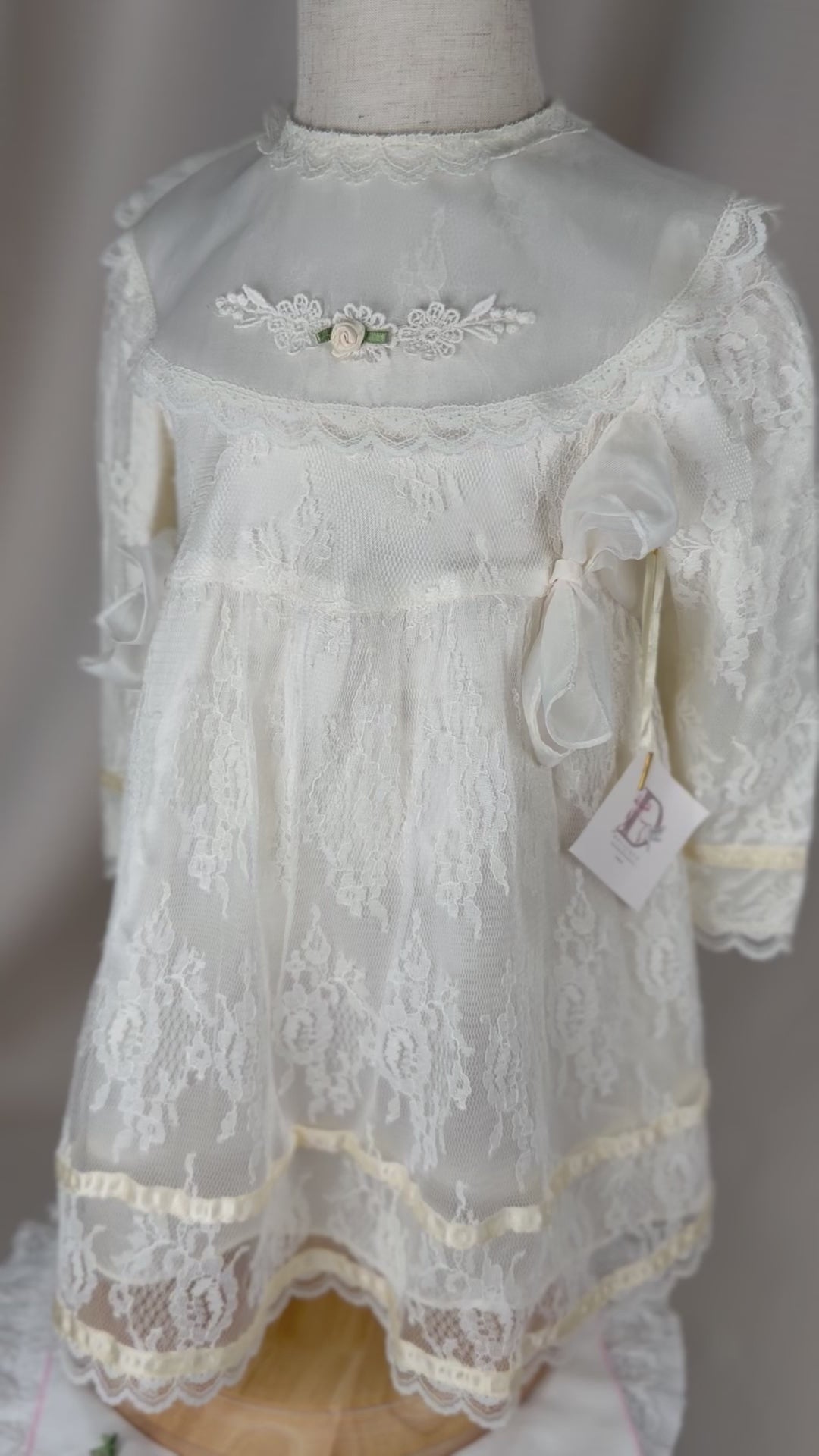 Ivory Rose Garden Lace Dress by Gunne Sax | Dollyque
